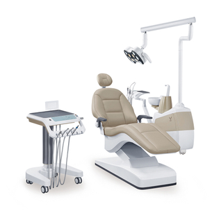 GD-S350C mobile cart dental unit with cast aluminum backrest