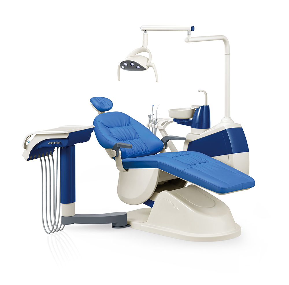 GD-S350D sliding cart dental unit with 9 memory LCD screen control system
