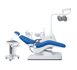 GD-S350C mobile cart dental unit with cast aluminum backrest