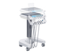 GD-S350C mobile cart dental unit with cast aluminum backrest